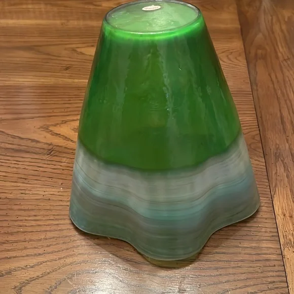 Murano ribbon glass vase‎